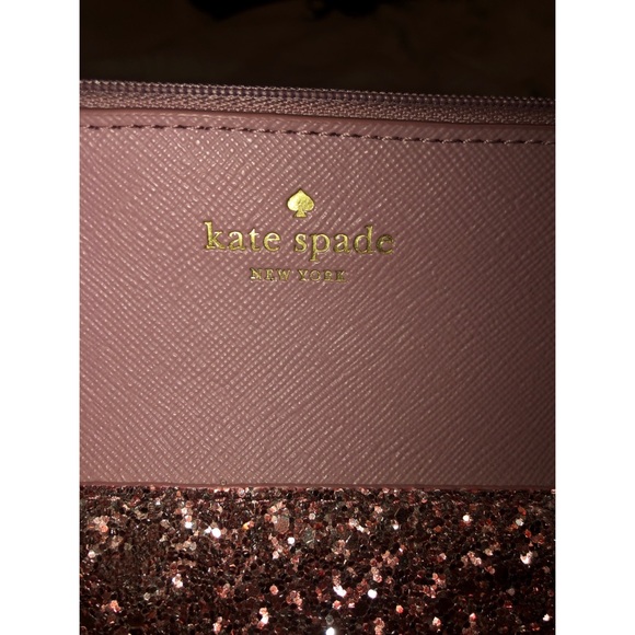 NWOT! Kate Spade Sparkly Pink Clutch! - Picture 6 of 11